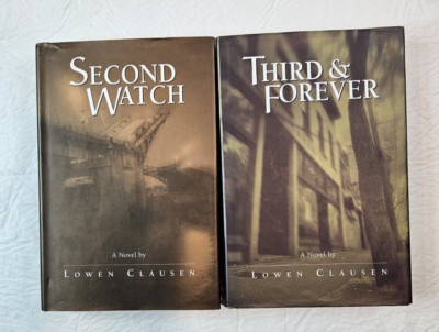 Second Watch Third & Forever Lowen Clausen HC DJ Lot 2 Murder Mystery Suspense