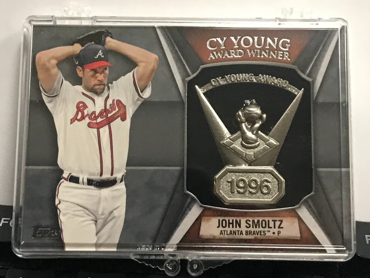 2013 Topps Cy Young Award Winner Baseball Card Braves JOHN SMOLTZ