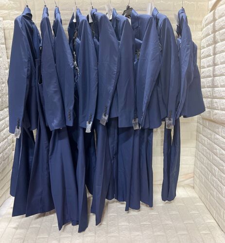 Wholesale Lot 9 Sets Women's Suit Suits Lined Blazer Jacket Pant 3pcs Set  Blue | eBay