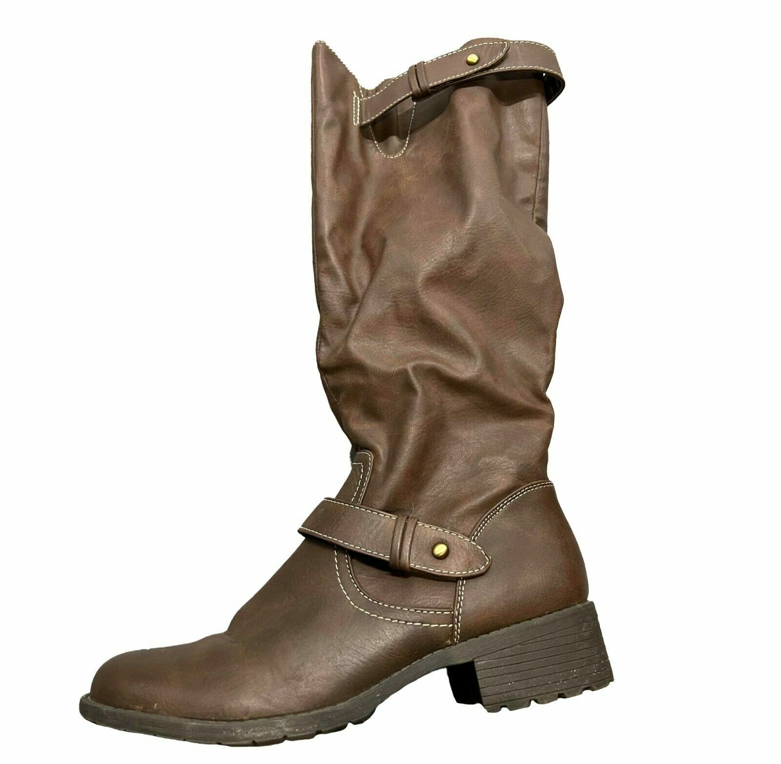 Natural Soul Naturalizer Teelo Tall Riding Boots Faux Leather