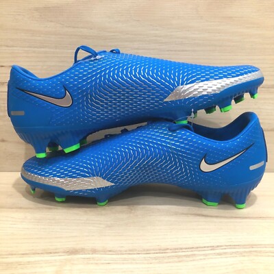 Nike Phantom GT Academy Flyease FG/MG Soccer Cleats Blue CK8460