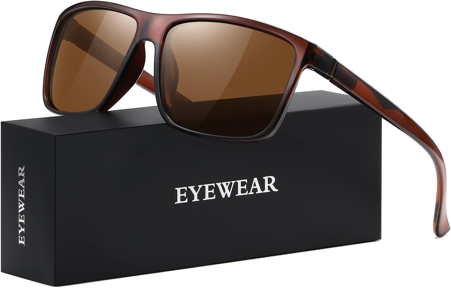 Men's & Women's Polarized Retro Sunglasses in Black