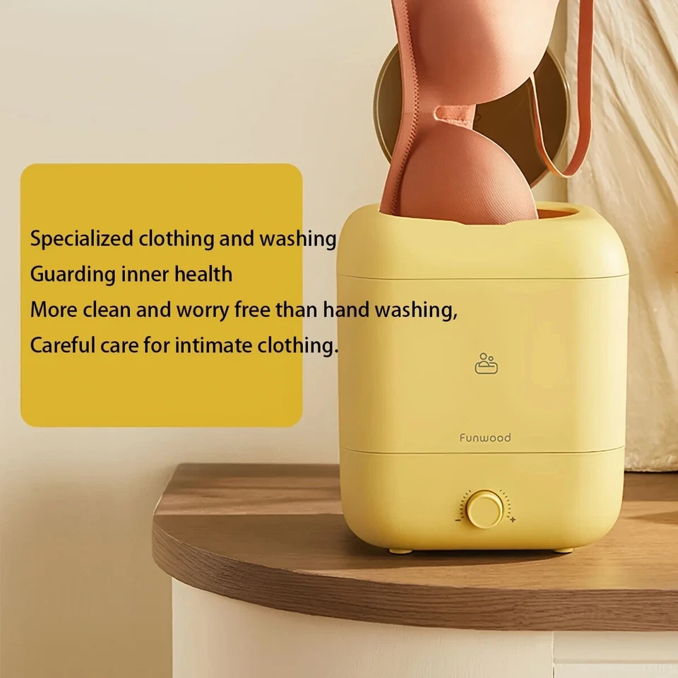 Mini Washing Machine Portable Electric Underwear Laundry Machine Dual-Use - Image 3 of 4