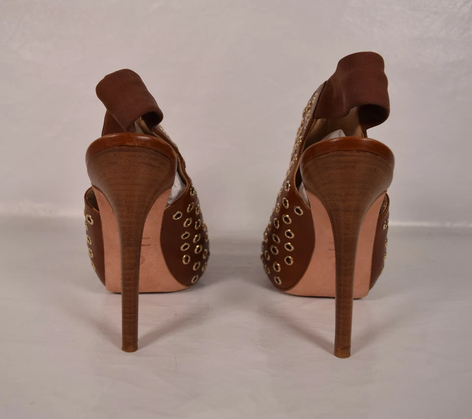 Alexander Mcqueen Womens Studded Strap Platform High Heel 36 - Image 4 of 4