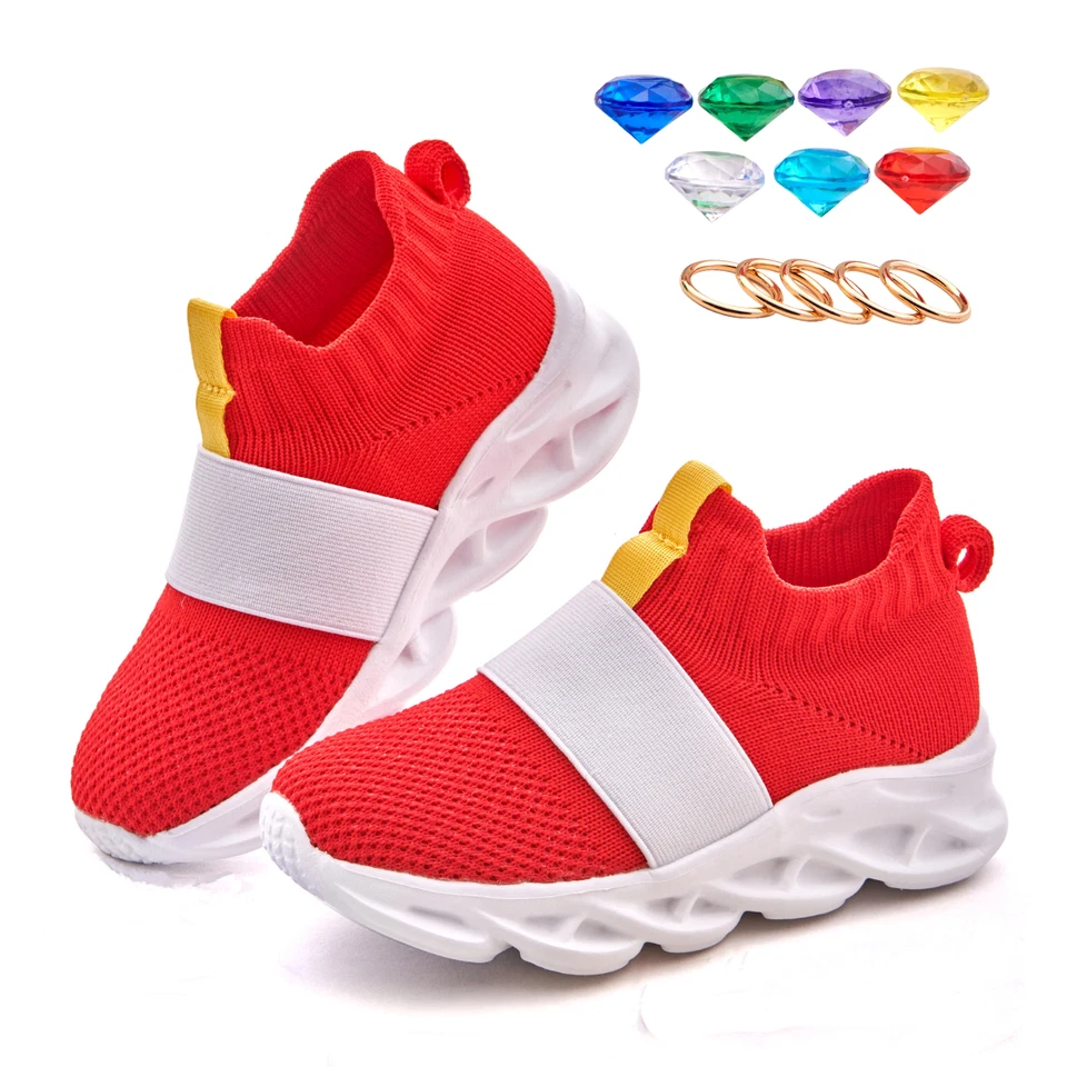 Zapatos Sónicos Para Niños Niños Niñas Tenis Fan Juegos con disfraces Regalo Zapatos Para Navidad Foto 2 de 4