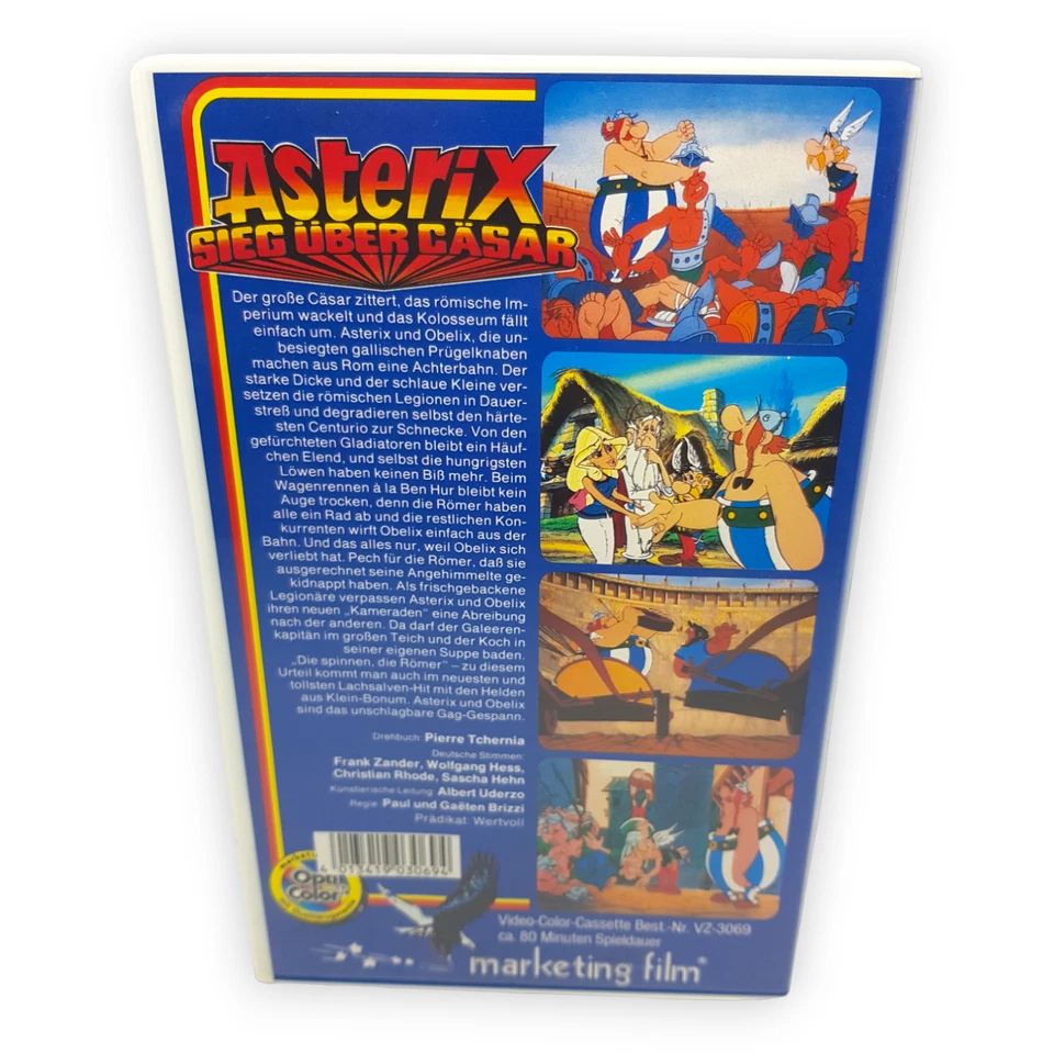 Asterix Sieg über Cäsar VHS Video Kassette Zeichentrick Film Römer Gallier Kampf - Bild 2 von 4