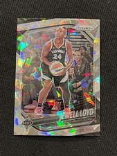 JEWELL LOYD 2025 Panini Prizm WNBA SILVER CRACKED ICE HOLO Las Vegas Aces #57