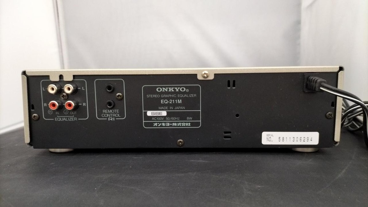 ONKYOプリアンプEQ211M　リモコン付き ONKYOプリアンプEQ211M リモコン付き