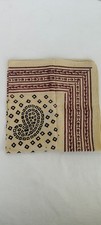 Printed Bandana Bohemian Style 100 Cotton Neck Scarf Boho Hand Block Print Soft