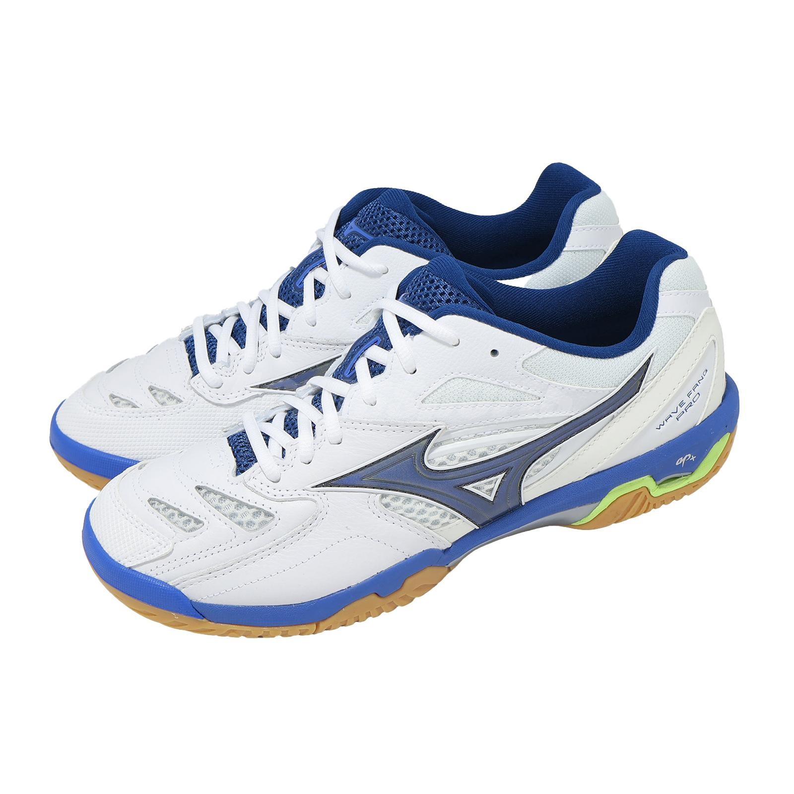 Mizuno Wave Fang Pro White Blue Black Men Unisex Badminton Shoes 71GA2100-91 26890₽