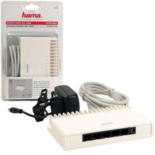 Hama 5-Port Netzwerk Switch LAN Verteiler Hub...