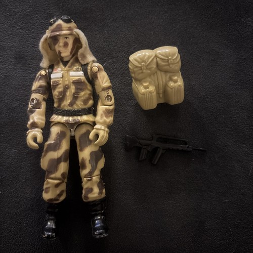 GI Joe Action Force Cobra Dusty Spielfigur 1985 Leiste beschädigt