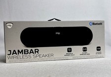 Jambar Wireless Speaker Bluetooth, Black, 30ft Wireless Area, 2 Hours, Small