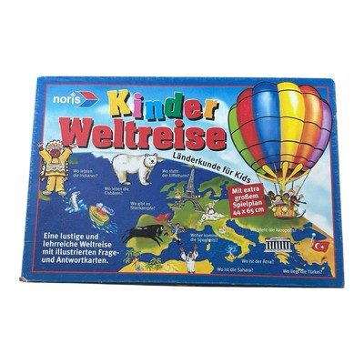 Noris Kinder Weltreise Spiel   Lernspiel Länder   Weltkarte   Geografie