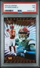 2024 PANINI ILLUSIONS #93 JAYDEN DANIELS ROOKIE RC PSA 7