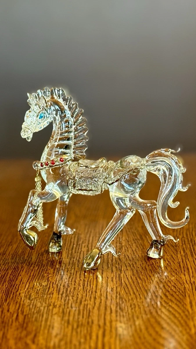 Murano Glass Horse In Collectible Horse Figurines for sale | eBay