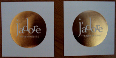 Dior J'adore Jadore The New Intense Parfum Duftkarte Duftprobe Liquatouch 2 x