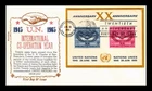 US COVER UNITED NATIONS 20TH ANNIVERSARY SOUVENIR SHEET FDC KHOL KRAFT