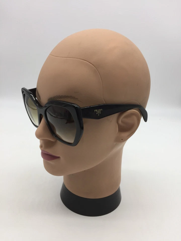 Gafas de sol PRADA SPR16R montura completa marrón oscuro 56-19-145 lentes verdes Foto 3 de 4