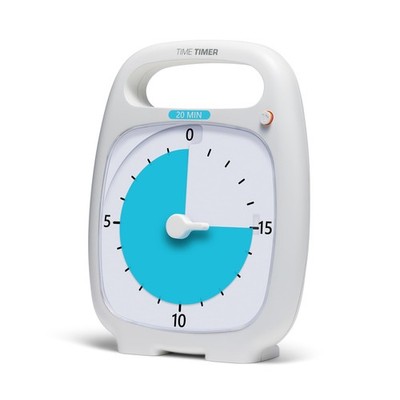 Time Timer PLUS 20 Minute Desk Visual Timer   Countdown Timer with Portable Hand
