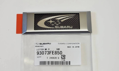 Genuine Subaru 02-07 Impreza WRX STi GDA/B Carbon SWRT 93073FE850 Letter Emblem
