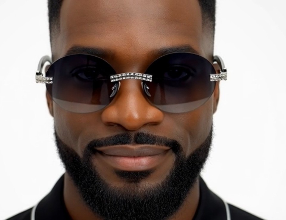 Cisco Rapper Goggles Classy Elegant Sophisticated Hip Hop Rapper Clear Lens EYE GLASSES ...