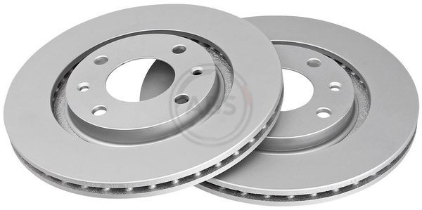 2X A.B.S. Bremsscheibe 15841 FüR CitroËN Peugeot-image