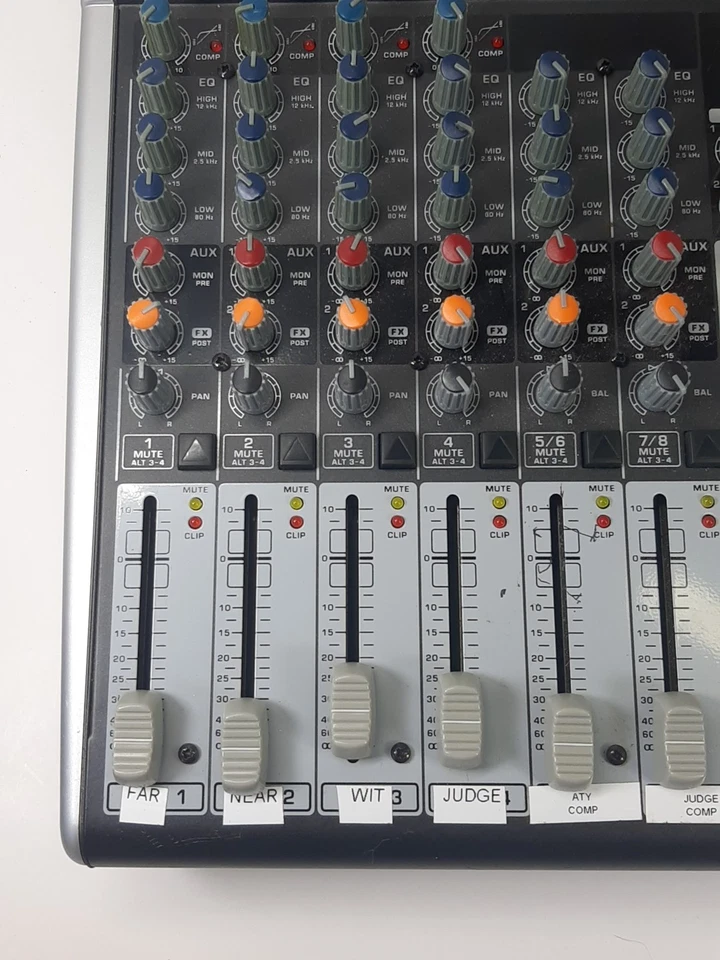 Behringer XENYX-1204USB 12-Channel USB Audio Mixer Untested - Image 4 of 4