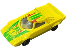Diecast Vintage Lucky Ind. Green & Yellow Lancia Alitalia No. 1