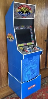 Arcade1up  STREET FIGHTER 2 BIG BLUE with riser