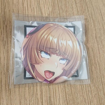 Taimanin Lilith Ahegao Heroine Can Badge Asuka Kogawa