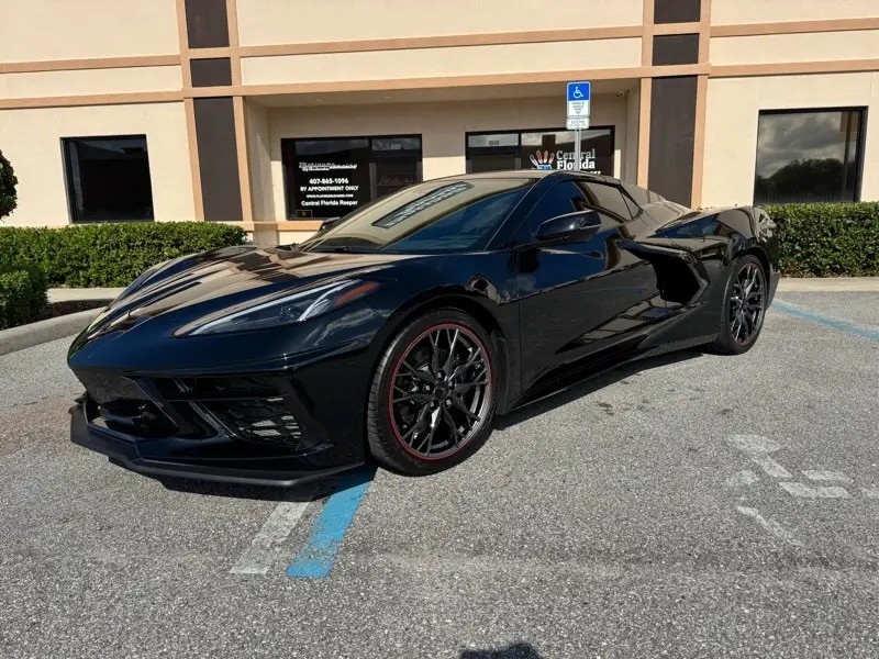 2026 Black Chevrolet Corvette   | C8 Corvette Photo 2