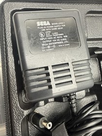 Sega Game Gear Console Lot 5 Games Carrying Case Charger Powers On Clean READ