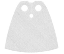 LEGO White Cape Traditional Starched 522 New From Mothma Saruman Leia Genuine
