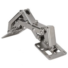 3x 180 Degree Easy Mount Kitchen Cabinet / Cupboard Sprung Door Hinges