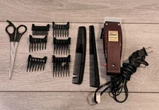 Oster Vintage 15 Piece Hair Clipper Set With Adjustable Blade (No Cape Or Brush)