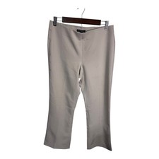 Adrianna Papell Beige Career Trousers Straight Leg Dress Pants Women's 6