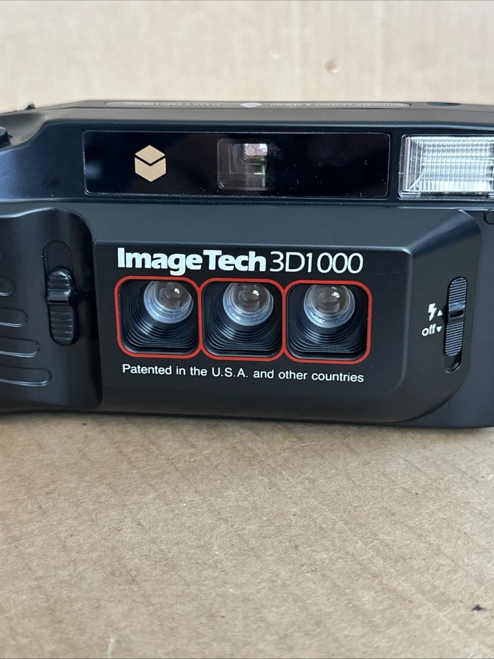 Image Tech 3D 1000 Point And Shoot 3D Film Camera w/ Case - Image 3 of 4