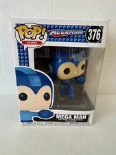 Funko Pop! Games Mega Man #376 Mega Man Jumping BOX DAMAGE