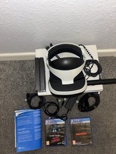 Sony PlayStation 4 VR1 Virtual Reality Set with Camera and Cables + 2 Games