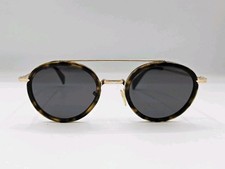 CELINE Sunglasses CL 41424/S Gold Brown Tortoiseshell Round Aviator