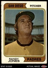 1974 Topps #173 Randy Jones Padres RC VARIATION ASR 3 - VG