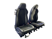 2017-2023 Audi R8 Front Left Right Seat Assembly Set Black Leather Note