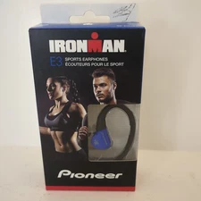 Pioneer Ironman E3 Sports Headphones Earphones Blue SE-E3M(L)