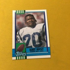 Albert Bentley 1990 Topps Collector's Edition (Tiffany) #310 - Colts
