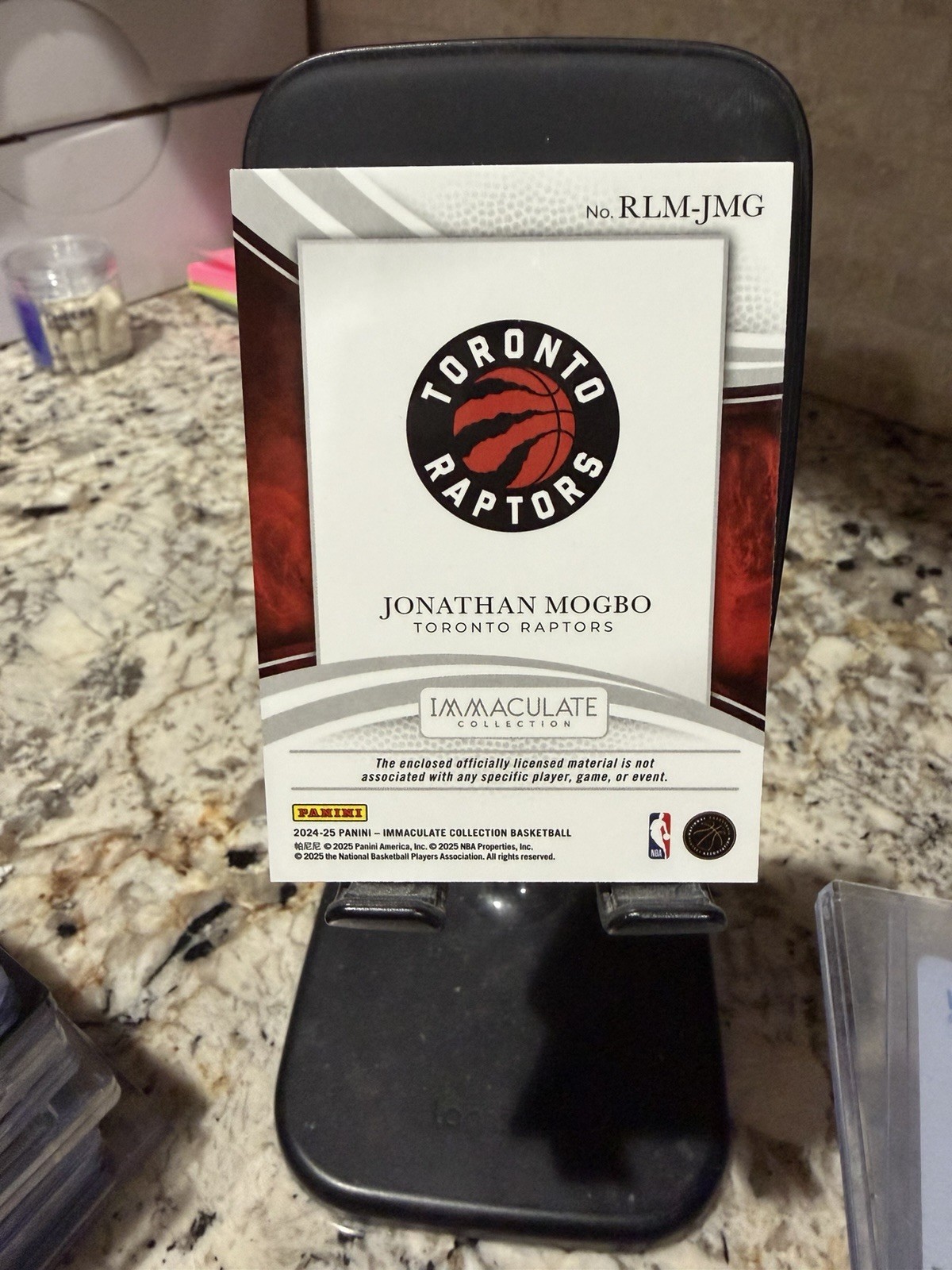 2024 Immaculate Jonathan Mogbo Rookie Logoman #/5 view 2
