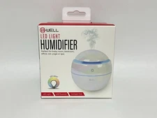 B-Well LED Light Humidifier, Mini Compact Size, 130ml Water Capacity