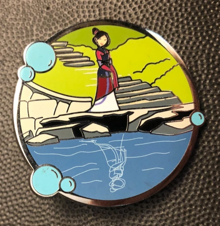 Disney pin 152066 Mulan Reflections Series 2 princess Chinese water bubbles