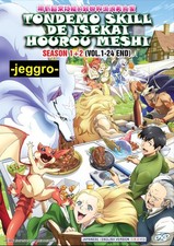 Anime DVD Tondemo Skill de Isekai Hourou Meshi Season 1 2 Vol. 1-24 End ENG DUB
