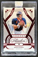 2024 Panini Flawless John Elway Legends Ruby #/20 Broncos